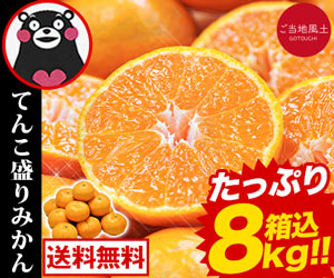 みかんの最安値に挑戦『てんこ盛りみかん箱込8kg』