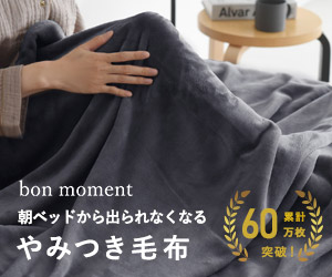 朝ベッドから出られなくなる、やみつき毛布